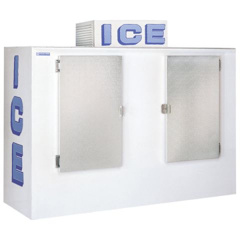 Polar Temp 1000CW Cold Wall Outdoor Ice Merchandiser - 100 cu. ft.