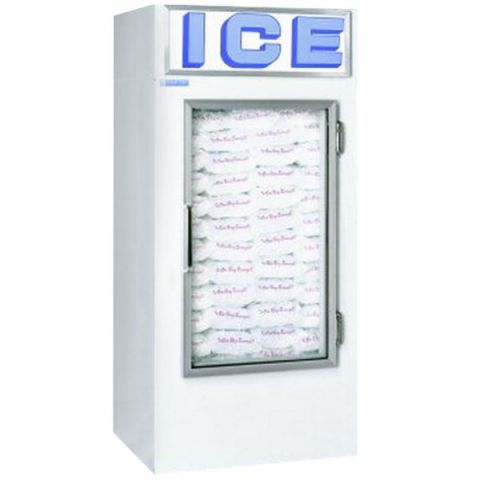 Polar Temp 300CWG Cold Wall Indoor Ice Merchandiser - 30 cu. ft.
