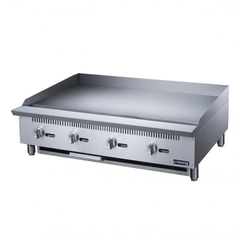  48 in. W Griddle with 4 Burners - Dukers DCGM48