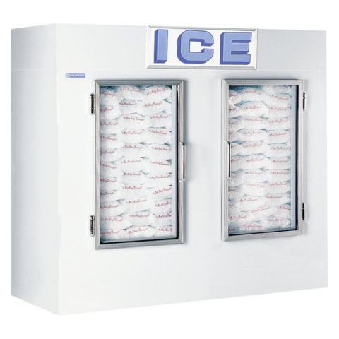 Polar Temp 750CWG Two Door Cold Wall Indoor Ice Merchandiser - 75 cu. ft.