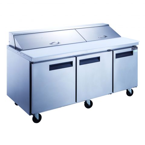 Dukers 72" Salad Prep Table - DSP72-18-S3