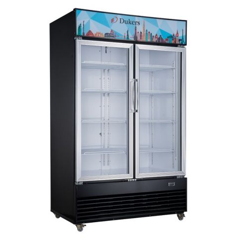 Two Glass Door Refrigerator (41 cu.ft.) - Dukers USA