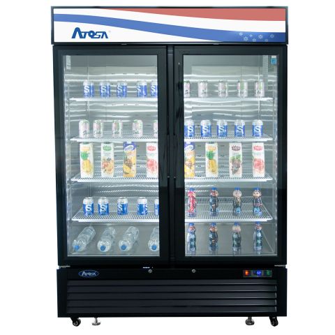 Two Glass Door Refrigerator 43.9 cu.ft - Atosa USA