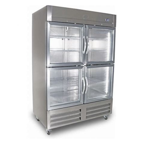 4-HALF GLASS DOOR 54 LONG REFRIGERATOR