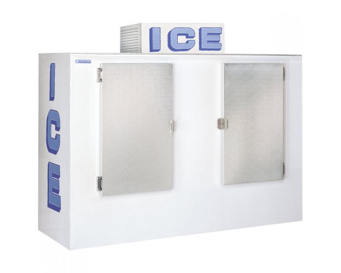 Polar Temp 1000CW Cold Wall Outdoor Ice Merchandiser - 100 cu. ft.