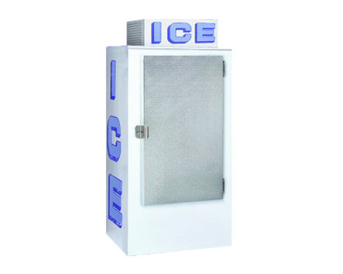 Polar Temp 300CW Cold Wall Outdoor Ice Merchandiser - 30 cu. ft.