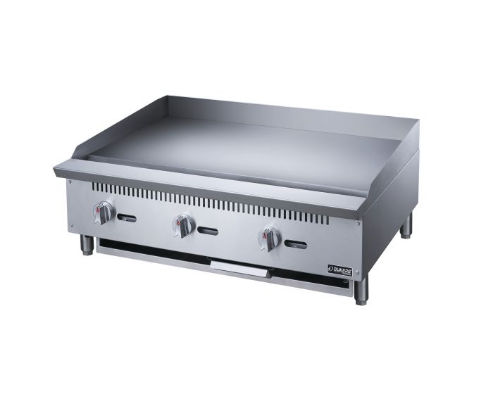 36 in. W Griddle with 3 Burners - Dukers DCGM36 