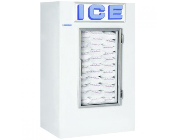 Polar Temp 420CWG Cold Wall Indoor Ice Merchandiser - 42 cu. ft.