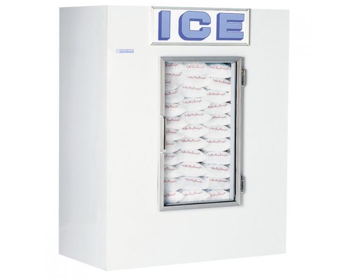 Polar Temp 630CWG Cold Wall Indoor Ice Merchandiser - 65 cu. ft.