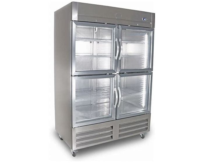 4-HALF GLASS DOOR 54 LONG REFRIGERATOR