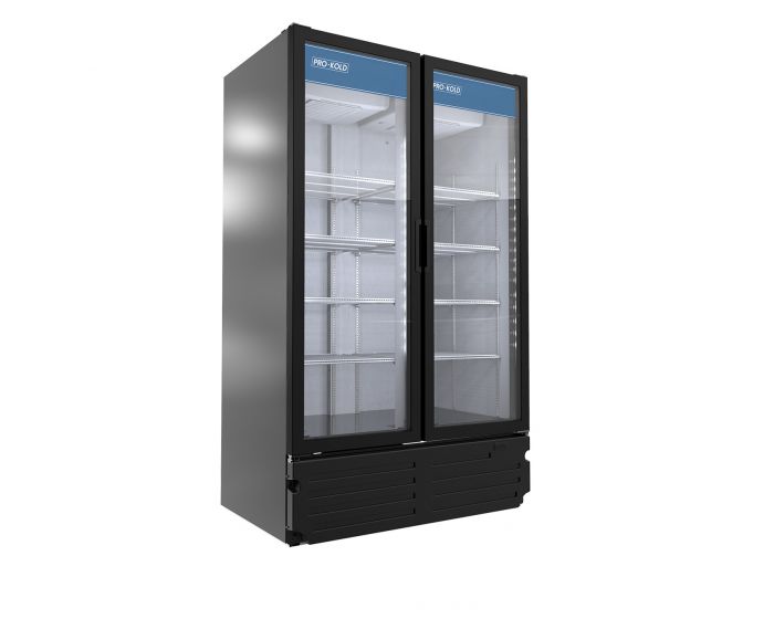 Double Glass Door Merchandiser 43 cu. ft. - Pro-Kold USA